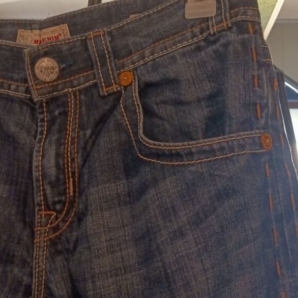 Mek Y2K Mens NEW YORK Denim 100% Cotton Dark Wash Jeans sz 32/34 - Picture 16 of 16